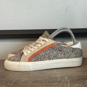 Madewell Sidewalk Low Top Women’s Shoes Sneakers Size 7.5 Cheetah Print